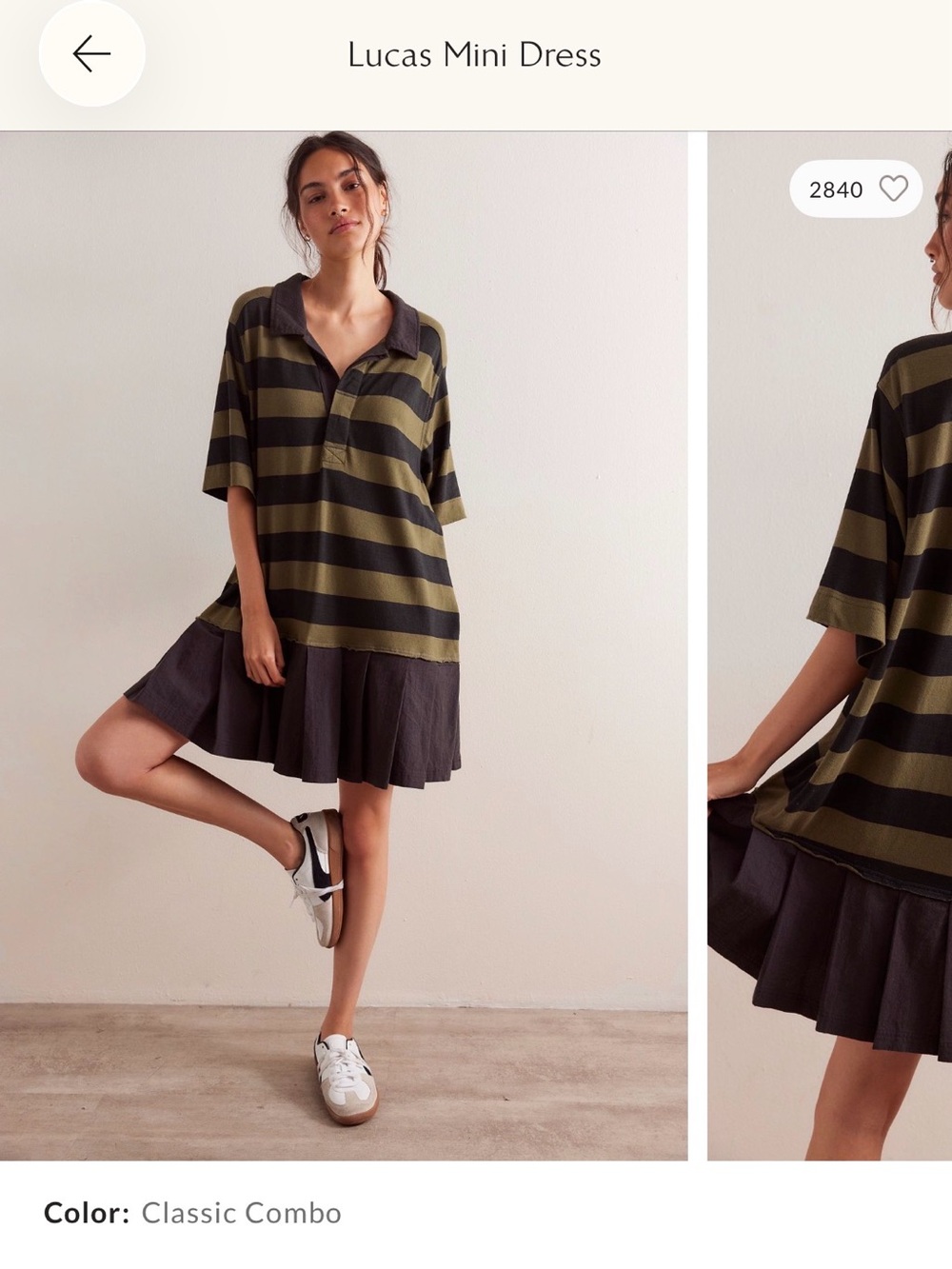 Free People lucas mini dress
